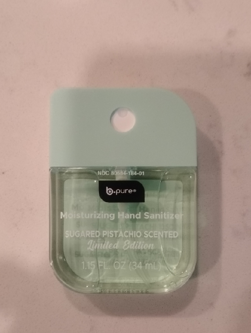 b·pure Sugared Pistachio Moisturizing Hand Sanitizer - Mint Green